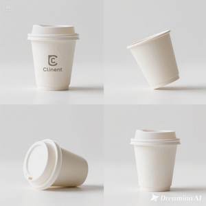 ถ้วยกระดาษพร้อมฝาขนาด12ออนซ์50ออนซ์แบบใช้แล้วทิ้งเป็นมิตรกับสิ่งแวดล้อมปรับแต่งโลโก้ได้ - Product Image 6