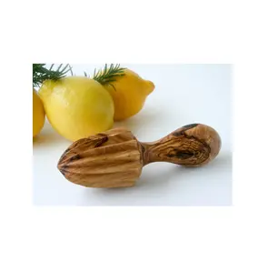 Natural craft Wooden Lemon Squeezer durable quality Vegetable Squeezing Tool customize packing and shipping