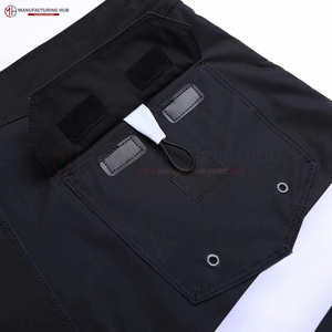 Pantalones cortos de gimnasio para hombre de alta calidad al por mayor con diseño de logotipo personalizado pantalones cortos de algodón pantalones cortos de gimnasio de cantidad simple informales negros - Product Image 6