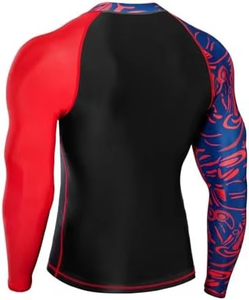 Camiseta de manga larga con logo personalizado de secado rápido para hombre, protección UV, para surf, natación, MMA. - Product Image 2