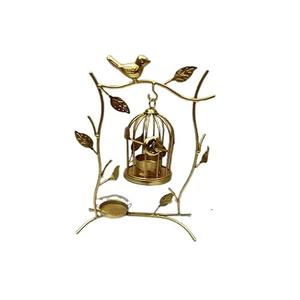 Cage à oiseaux en or rose haute qualité décorative pour la maison ferme de jardin tarif de gros en plastique métal caractéristiques animales - Product Image 2