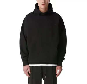 OEM Custom Men's Street Style Oversized Pullover Hoodie Winter Blank <b>Plain</b> <b>Sweatshirt</b> in Bulk - Product Image 2
