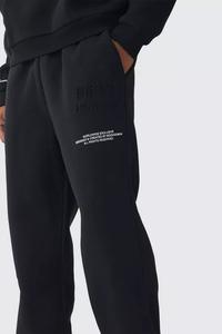Servicio OEM personalizado de gran tamaño de algodón pesado de los hombres nuevos básicos Premium negro Jogger pantalones al por mayor oferta tendencia 2024 calidad - Product Image 4