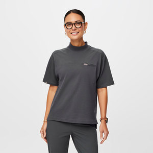 Conjuntos de uniformes médicos con logotipo personalizado para mujer, camisa de cuello simulado a la moda, conjunto de uniforme de enfermera, ropa de Hospital - Product Image 1