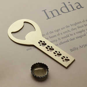 Abrebotellas ecológico duradero moderno de latón macizo pesado para accesorios de Bar y utilidad de cocina - Product Image 1