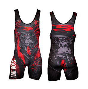 High Quality Sublimated Singlet On <b>Cheap</b> price 2025 Custom Team Stretch Wrestling Singlet with Sublimation Printing - Product Image 5