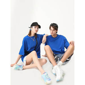 T-shirt Homme Oversize Col Rond 100% Coton Haute Qualité Anti-boulochage Respirant Grammage Lourd Impression Personnalisée Manches Courtes Style Hip Hop - Product Image 3