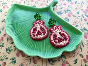 Pendientes de cuentas de budismo hechos a mano con cuentas de semillas de algodón, ligeros, llamativos, para fiestas, regalo para mujeres y niñas - Product Image 2