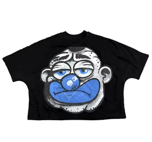 T-shirt d'été unisexe à col rond 100% coton à séchage rapide personnalisé OEM T-shirt graphique sérigraphié à manches courtes de coupe régulière - Product Image 4