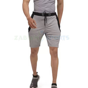 Men's Casual Gym Fitness Workout Canvas Custom Compression Double <b>Layer</b> Polyester Quick-Drying Cotton Running Shorts - Product Image 2