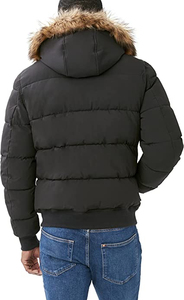 2025-26 Chaqueta acolchada personalizada para hombre de nuevo estilo con capucha extraíble, resistente al agua y al viento transpirable con el mejor OEM - Product Image 4