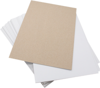 Carton duplex couché avec dos gris 250 g/m², carton gris pour emballage et accessoires vestimentaires