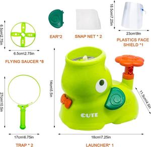 เครื่องป๊อปอัพกลางแจ้งสำหรับลูกสุนัข,ของเล่นปล่อยแผ่นดิสก์บินพร้อมแผ่นตาข่ายดักจับ8แผ่น - Product Image 3