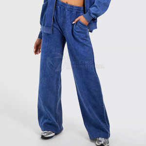 Customized Logo Printing Women Acid Wash <b>Tracksuits</b> New Design Top Quality Women Acid Wash Women's Sets - Product Image 5