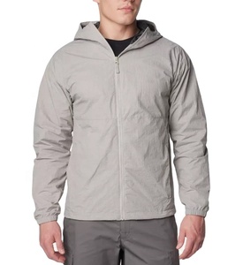 Chaqueta Cortavientos Impermeable Personalizada para Hombre con Cremallera, Ropa Deportiva para Verano, Estilo Casual, Chaqueta Cortavientos para Hombre - Product Image 1