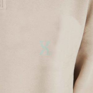 Nouveau femmes gaufre demi fermeture éclair col roulé sweat col montant grande taille solide à manches longues surdimensionné automne chemise XL - Product Image 4