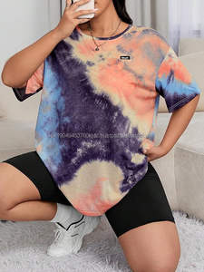 Unisex ácido lavado gota hombro Casual Camiseta 100% algodón largo Waseem Impex High Street diseño sólido patrón Jersey tela - Product Image 3