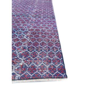Tapis en laine vintage 9x12 de style chinois traditionnel, rose et violet, noué à la main, motif géométrique pour la maison et le couloir Pae-2132(Em) - Product Image 4