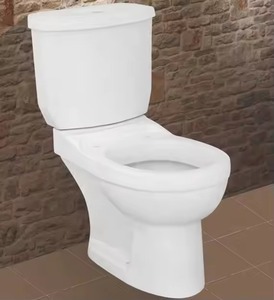 Vente en gros bon marché Prix Chaozhou Kenya Hôtel Porcelaine Petit S Piège P Piège Articles sanitaires Céramique Salle de bain Deux pièces Wc Cuvette de toilette - Product Image 5