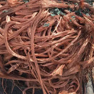 Wholesale waste weaving mesh cable scrap copper brush filter screen pure copper coil wire manufacturer 0.8mm for sale