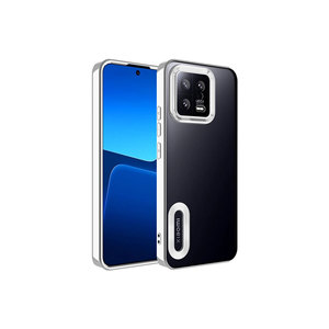 Funda de Silicona Plateada de Lujo Netzy SAFA Serie Omega para Xiaomi Mi 13 13 Pro Max Plus y A34 - Protección de Cámara y Ventana con Logotipo - Product Image 1