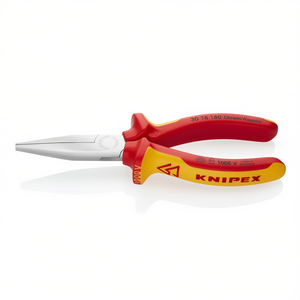 For Knipex Chrome Plated <b>Long</b> <b>Nose</b> Pliers VDE-Tested with Multi-Component Insulated Handles - Product Image 2