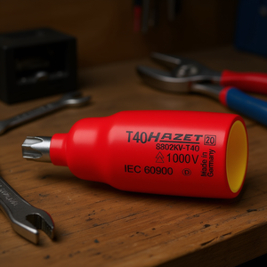 ประแจหกเหลี่ยม Hazet 3/8 นิ้ว แบบ TORX ด้ามสั้น พร้อมฉนวนป้องกันไฟฟ้า 1000V - Product Image 3