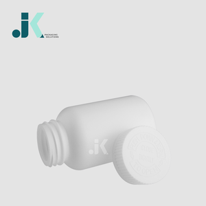 ขวดกลมบรรจุภัณฑ์ HDPE 150มล. ฝาปิดขวดกลมมีบริการ OEM/ODM M0333สีขาว - Product Image 2
