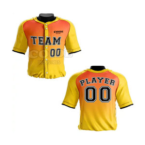 Fabricante de fábrica Uniforme de béisbol personalizado Uniforme de béisbol de último diseño - Product Image 3