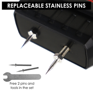 Medidor de Humedad Digital Tipo Pin Directo de Fábrica con Alarma de Color y Pines Reemplazables para Madera, Materiales de Construcción - Product Image 6