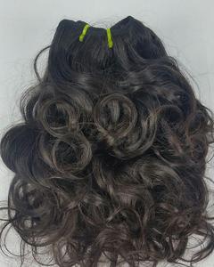 100% Extensions de cheveux humains vierges Remy cheveux de temple indien crus de haute qualité - Product Image 1