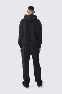 Ensemble sweat-shirt et pantalon de survêtement personnalisé avec logo en strass, vêtements OEM pour hommes, respirant, séchage rapide, ensemble de survêtement 2 pièces pour hommes - Product Image 6