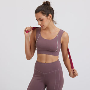 Sujetador Deportivo de Soporte Medio para Mujer, Sin Costuras, Ajustable, Transpirable, Antibacteriano, para Yoga, Gimnasio, Correr, Entrenamiento, Ropa Deportiva - Product Image 1