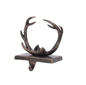 Soporte para Calcetines Navideño de Metal con Acabado Gris, Decoración Ecológica para el Hogar, Decoración de Pared de Alta Calidad, Marca Impex - Product Image 6