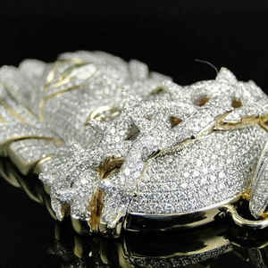 Pendentif glacé HipHop personnalisé 3D dessin animé visage 925 argent coloré Moissanite pendentif Moissanite personnalisé - Product Image 4