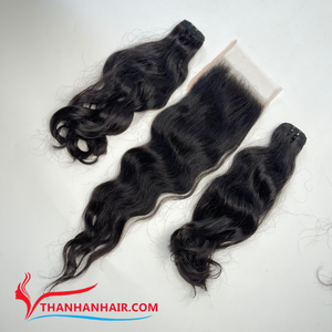 Extensiones de cabello humano sin procesar, producto de alta calidad y precio al por mayor, cierre de encaje, pelo suave ondulado de encaje HD suizo - Product Image 6