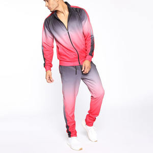 Sudadera con capucha de hombre de gran tamaño informal de otoño con logotipo personalizado OEM, traje de manga larga para hombre, chándal para correr, sudaderas, conjunto de 2 piezas, ropa para hombre, chándal - Product Image 1