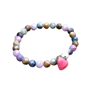 Top Vente 2024 Multi Saphir Facettes 8 MM Taille Gemstone Stretch Bracelet Piedras Guérison Pierre De Cristal À Vendre - Product Image 4