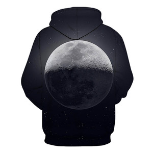 Sudaderas con capucha con estampado digital de galaxia 3D para hombre, suéter de manga larga con cordón, sudadera con bolsillo - Product Image 4