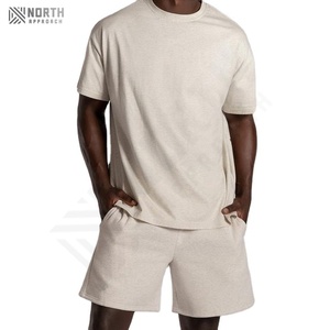 Ensemble de shorts pour hommes en gros 2025, ensemble décontracté d'été, haut à manches courtes et short de sport, vêtements de sport pour hommes, ensemble t-shirt et short pour hommes - Product Image 1