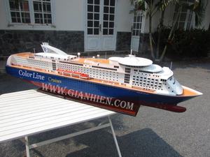 COLOR MAGIC 180CM Modèle Oceanliner en bois de haute qualité fabriqué au Vietnam peint avec technique - Product Image 6