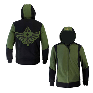 Vente chaude hommes pull décontracté sweat à capuche avec fermeture à glissière avant Streetwear mode pour un usage quotidien printemps teint en plaine - Product Image 6