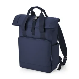 Sustainable Roll-Top Backpack with Twin Handle Recycled <b>Material</b> for Promotions - Product Image 5