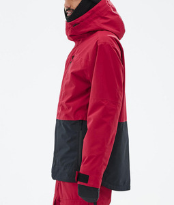 Chaqueta de Esquí Personalizada 2026, Roja y Negra, Impermeable, Cortavientos y Aislante, para Hombres, Mujeres y Unisex - Product Image 4