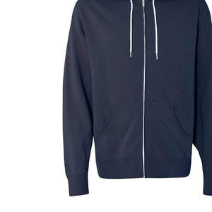 New Zipper Hoodies for Men Pocket Style Contrast Color Hoodies for Men <b>Strong</b> <b>String</b> Comfortable Hoodies for Men - Product Image 4