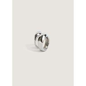 Hera Statement Modern Sculptural <b>Ring</b> <b>Stack</b> 18K Gold Plated Opening Claw Inlay Gift - Product Image 4
