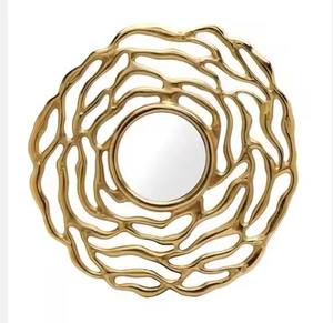 Espejo de pared con marco de Metal moderno, espejo de decoración del hogar de calidad superior para sala de estar, dormitorio, baño - Product Image 6