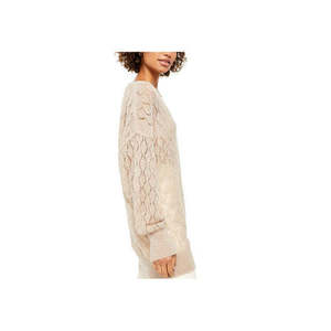 Cardigan Premium da Donna Free People in Maglia Aperta Color Tortora, Maglione Sottile e Traspirante con Bottoni, Ideale per l'Autunno, Taglia Media - Product Image 3