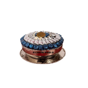 Fournisseur de bol à chocolat en fer Couleur personnalisée Bol de créateur fait à la main Vaisselle de forme ronde Bol à chocolat en gros - Product Image 6