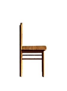 Silla de Comedor de Teca Personalizada, Duradera y de Primera Calidad, Diseño Moderno y Minimalista para Apartamento, Hogar, Oficina, Sala de Estar, Muebles de Madera Sólida - Product Image 3